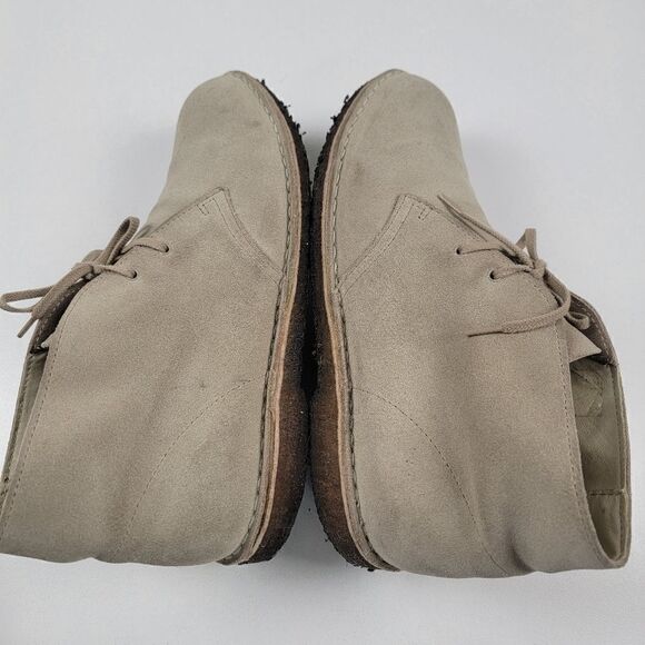 Clarks Desert Chukka Boots Men's Sz 9.5 M Sand Suede Soft Crepe Sole 3169 - Picture 8 of 11